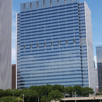 Blue Cross-Blue Shield Tower by Daniel Kieckhefer