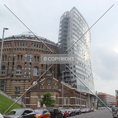 Schild - Gasometer B by Florian Barbier