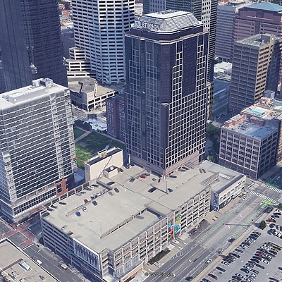 1201 Walnut by Google Earth