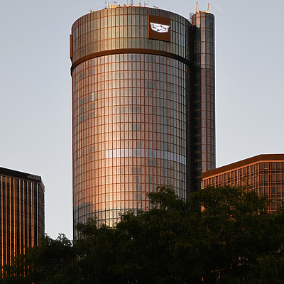 Detroit Marriott at the Renaissance Center by John W. Cahill