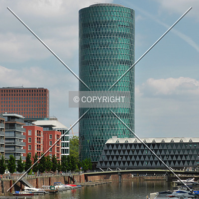 Westhafen Tower by Nephilim