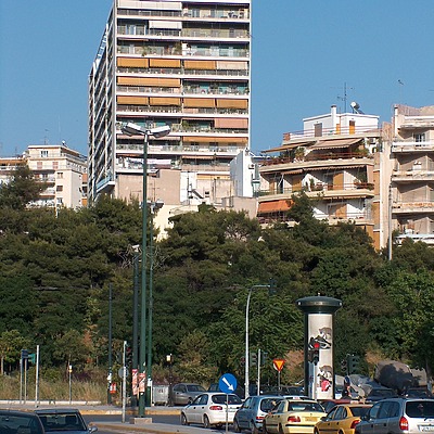 Tower in Kato Patissia by Gregory Maloukos