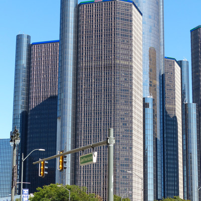 Renaissance Center 100 Tower by Nate Lindsey