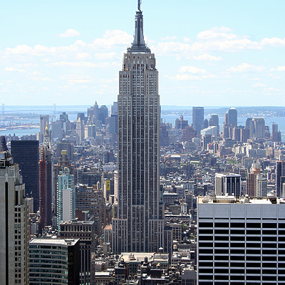 Empire State Building by Marshall Gerometta
