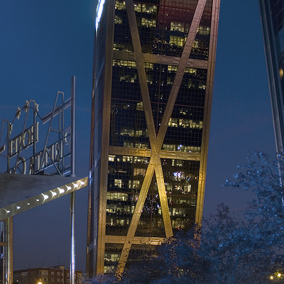 Puerta de Europa II by Cesar Serrano