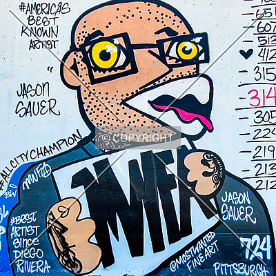 Saint Louis City Flood Wall (South Wall) by Ryan Hildebrand