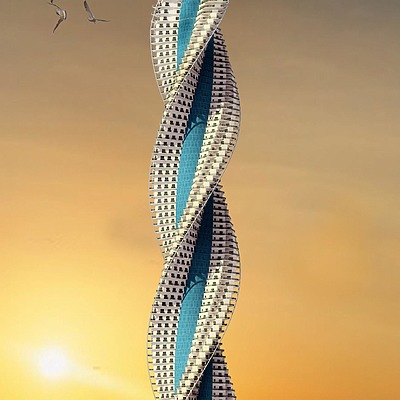 Diamond Tower by Buruoj Engineering Consultant
