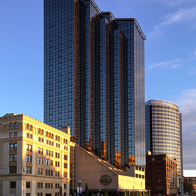 Amway Grand Plaza Hotel - Glass Tower by Nate Lindsey